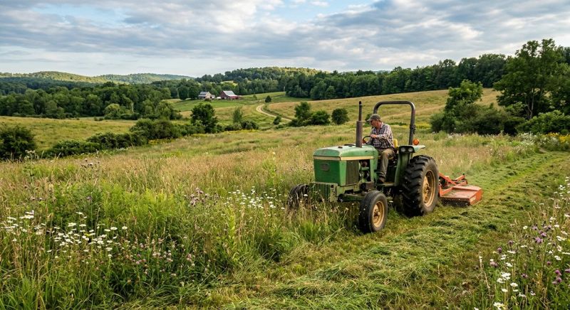 Meadow Mowing in Calvert County, MD